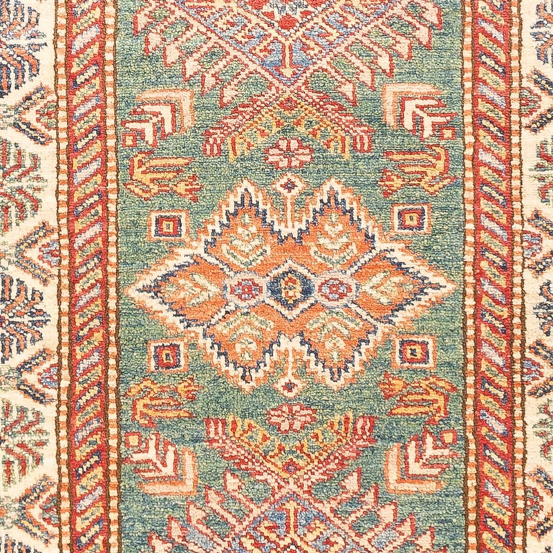 Tapis de couloir Tapis Ziegler - Kazak - 198 x 76 cm - vert clair
