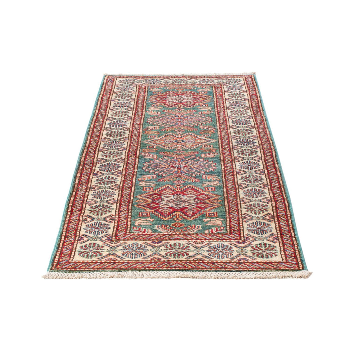 Tapis de couloir Tapis Ziegler - Kazak - 198 x 76 cm - vert clair
