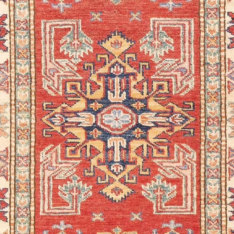 Tapis de couloir Tapis Ziegler - Kazak - 190 x 73 cm - rouge clair