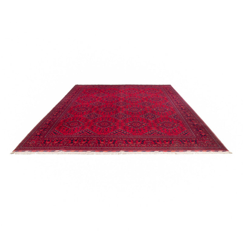 Tapis afghan - 396 x 297 cm - rouge