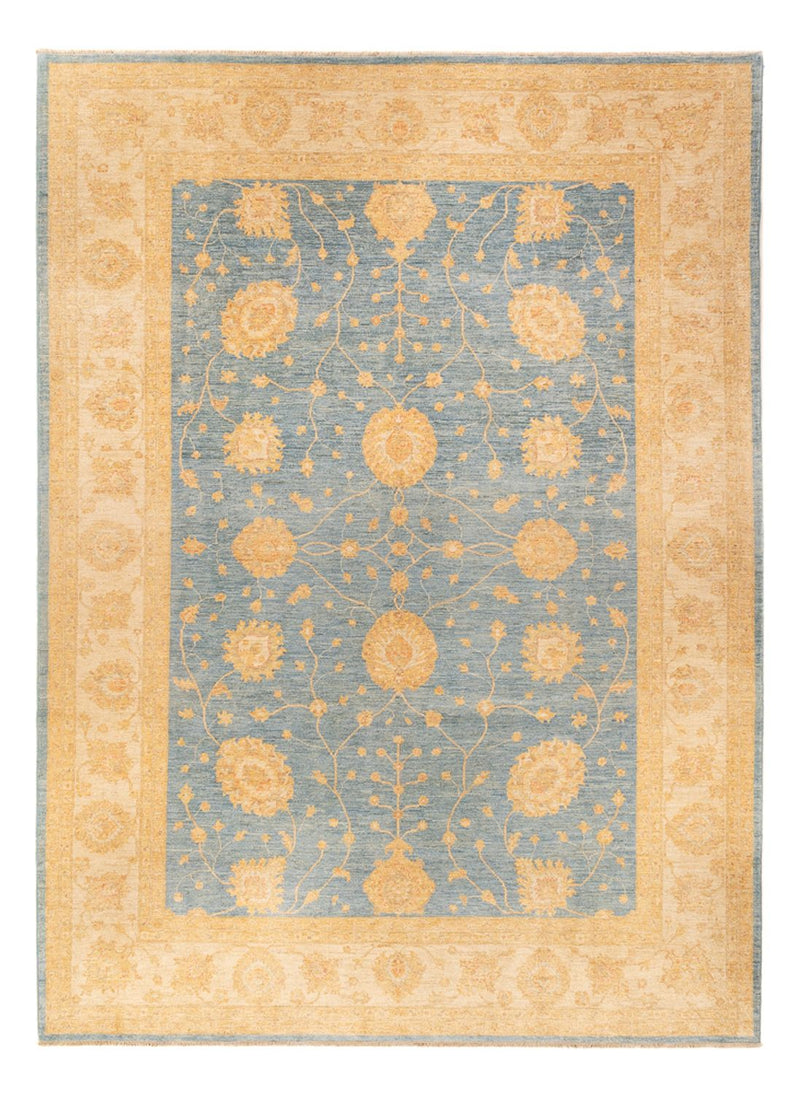 Tapis Ziegler - 369 x 273 cm - bleu de mer