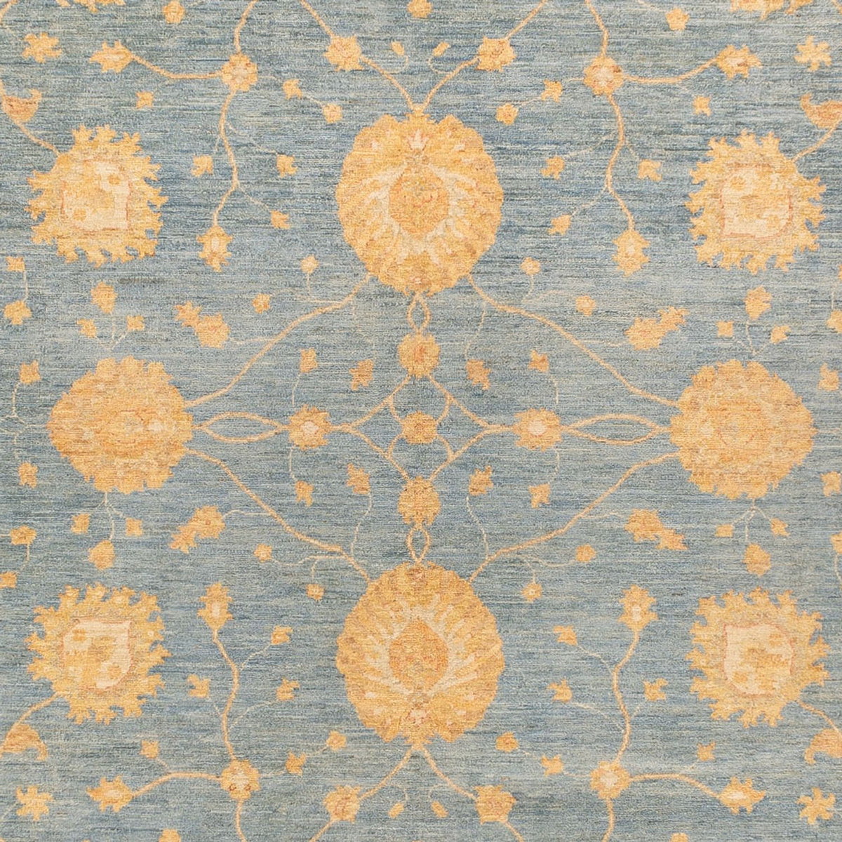 Tapis Ziegler - 369 x 273 cm - bleu de mer