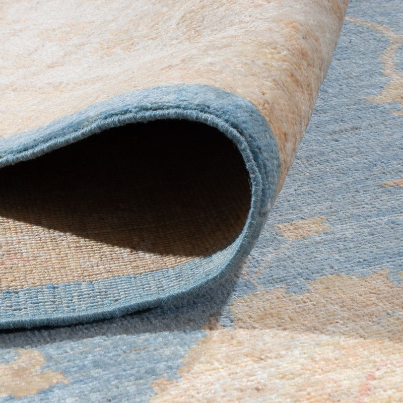 Tapis Ziegler - 369 x 273 cm - bleu de mer