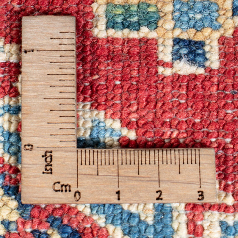 Tapis de couloir Tapis Ziegler - Kazak - 298 x 82 cm - rouge