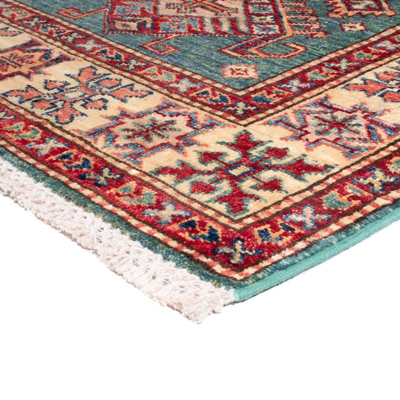 Tapis de couloir Tapis Ziegler - Kazak - 326 x 80 cm - turquoise