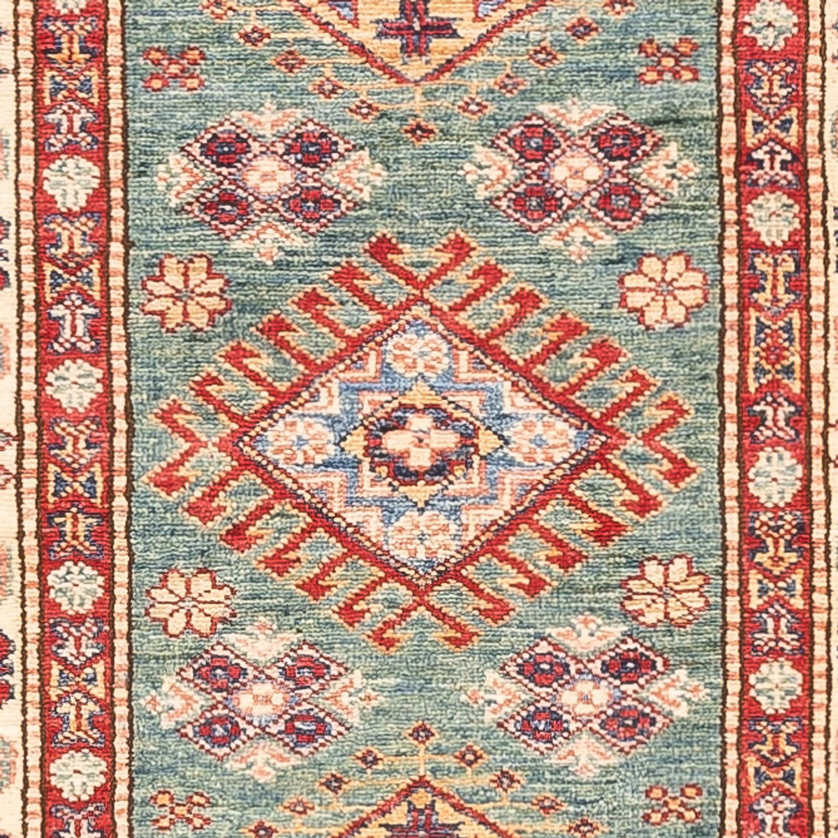 Tapis de couloir Tapis Ziegler - Kazak - 294 x 84 cm - turquoise