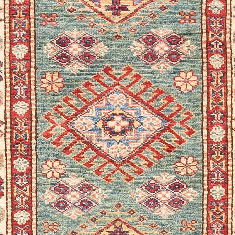 Tapis de couloir Tapis Ziegler - Kazak - 294 x 84 cm - turquoise