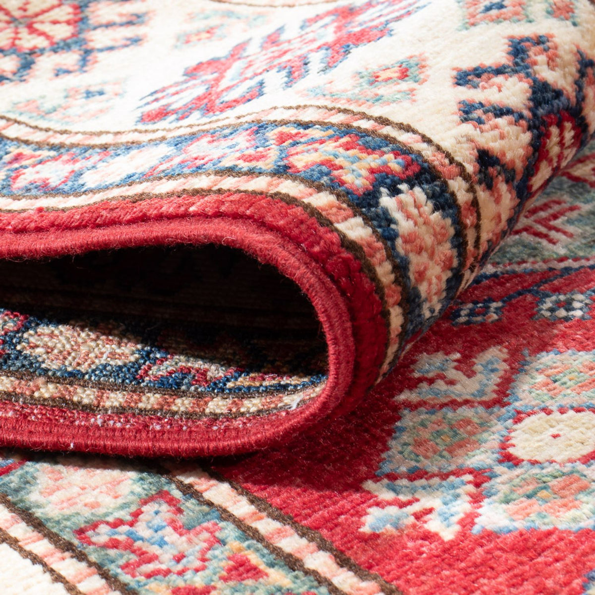 Tapis de couloir Tapis Ziegler - Kazak - 300 x 80 cm - rouge