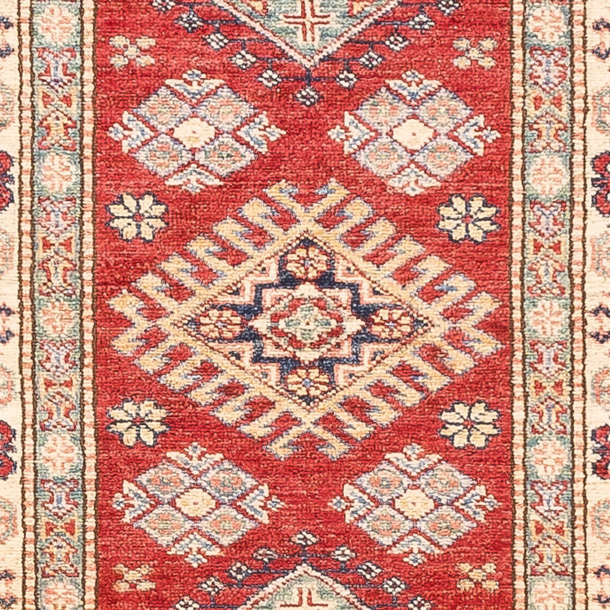 Tapis de couloir Tapis Ziegler - Kazak - 304 x 80 cm - rouge