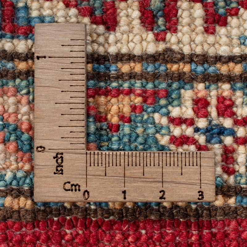 Tapis de couloir Tapis Ziegler - Kazak - 306 x 80 cm - rouge