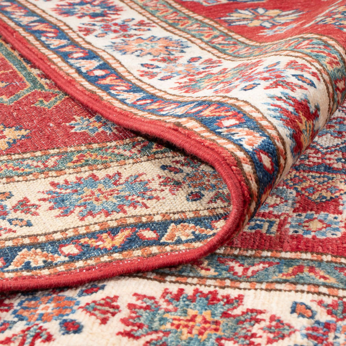 Tapis de couloir Tapis Ziegler - Kazak - 302 x 80 cm - rouge