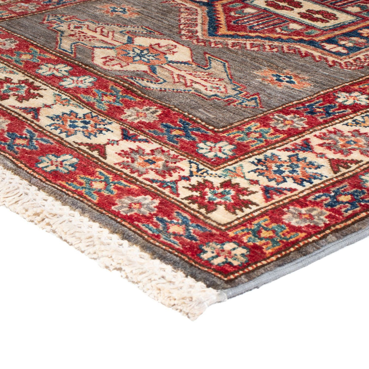 Tapis de couloir Tapis Ziegler - Kazak - 294 x 80 cm - beige foncé