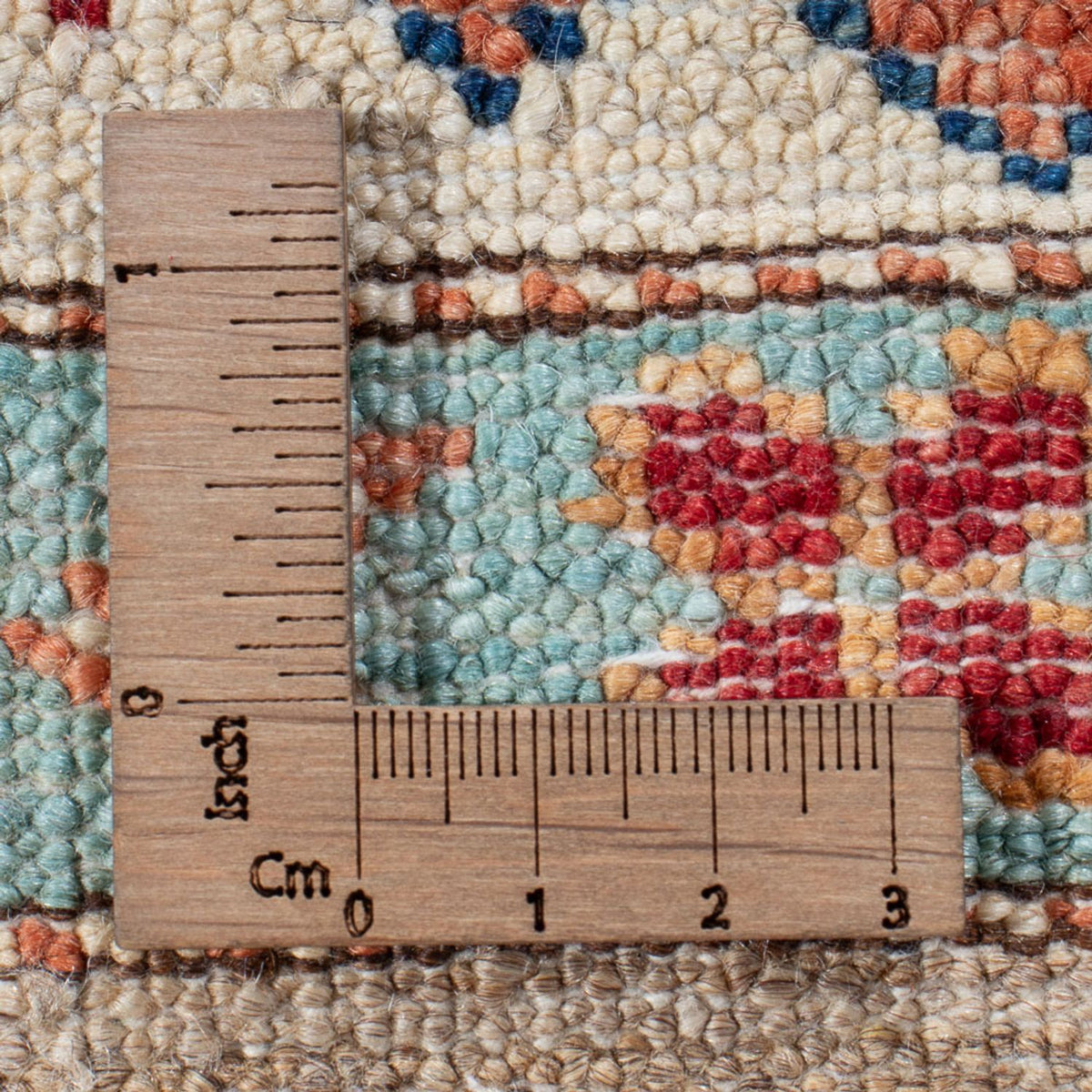 Tapis de couloir Tapis Ziegler - Kazak - 317 x 81 cm - gris clair