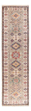 Tapis de couloir Tapis Ziegler - Kazak - 305 x 83 cm - gris clair