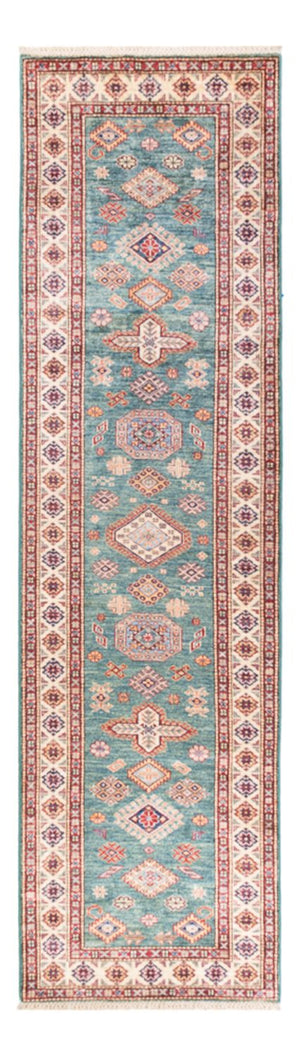 Tapis de couloir Tapis Ziegler - Kazak - 303 x 80 cm - turquoise
