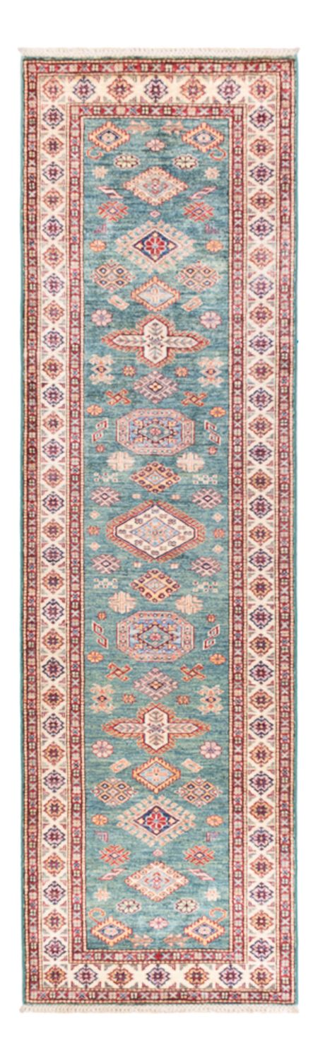 Tapis de couloir Tapis Ziegler - Kazak - 302 x 83 cm - turquoise