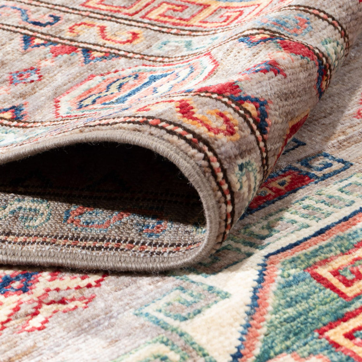 Tapis de couloir Tapis Ziegler - Kazak - 303 x 84 cm - saumon