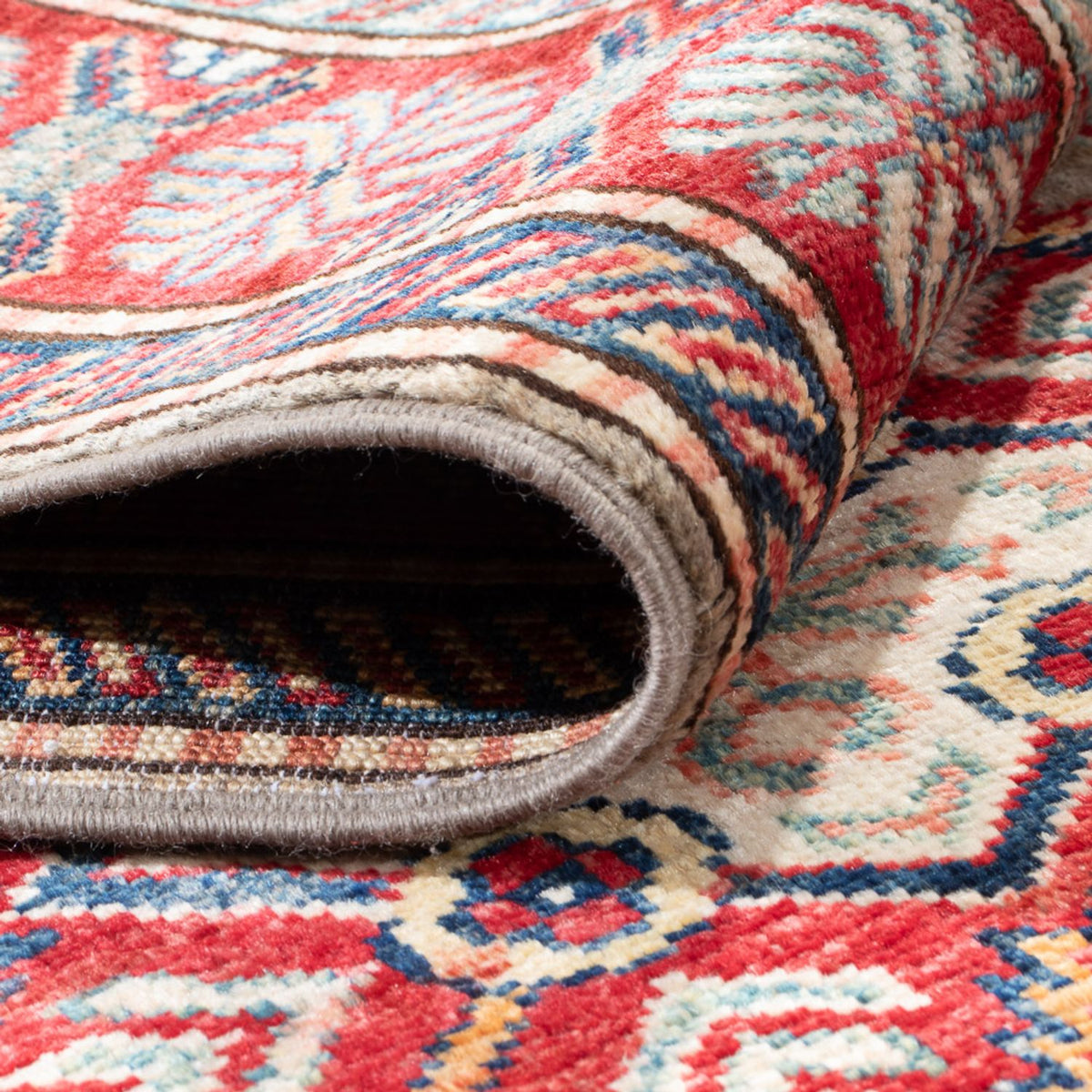 Tapis de couloir Tapis Ziegler - Kazak - 293 x 81 cm - beige foncé