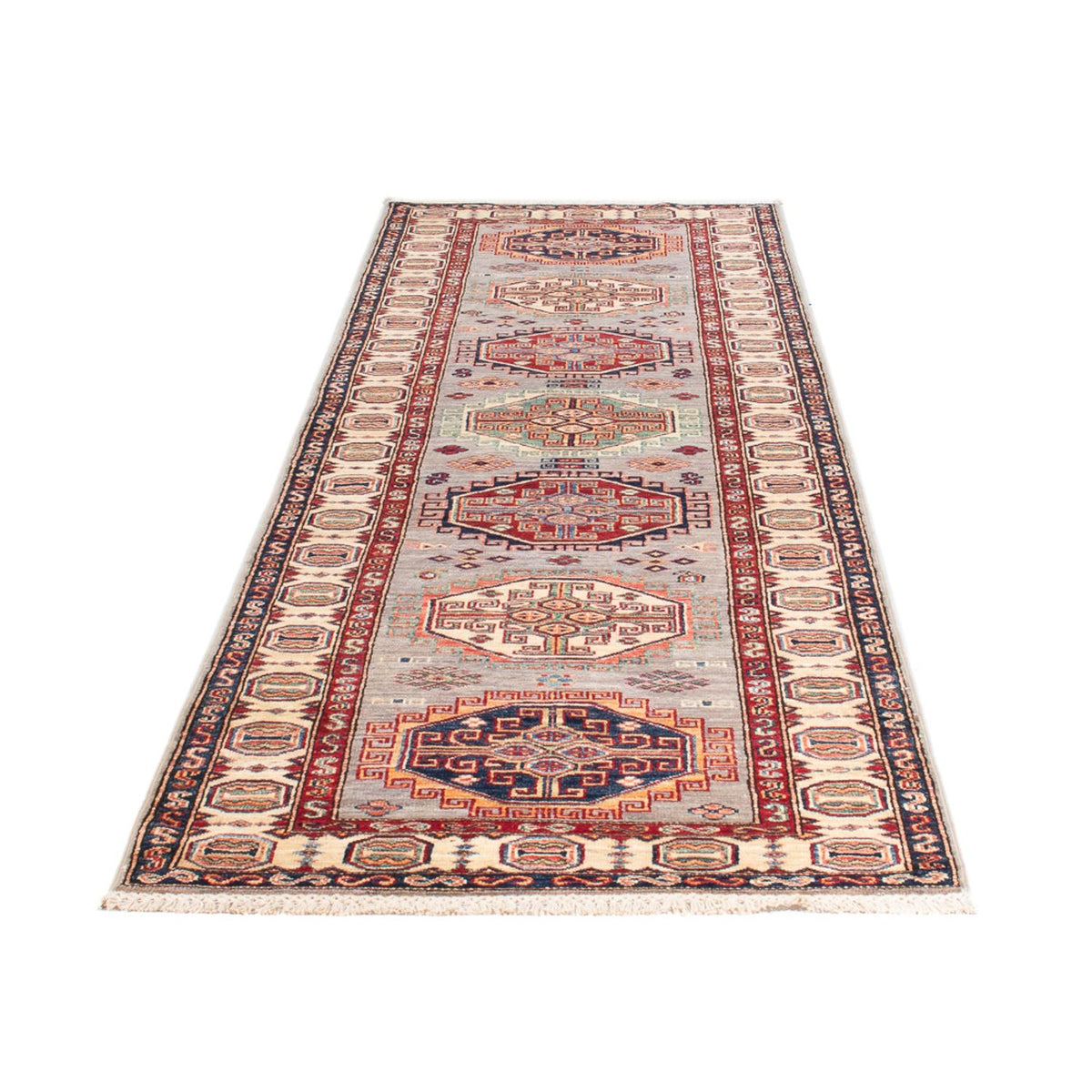 Tapis de couloir Tapis Ziegler - Kazak - 300 x 80 cm - saumon