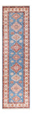 Tapis de couloir Tapis Ziegler - Kazak - 305 x 79 cm - bleu