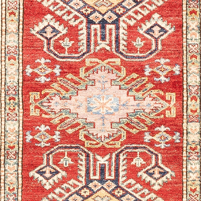 Tapis de couloir Tapis Ziegler - Kazak - 305 x 82 cm - rouge