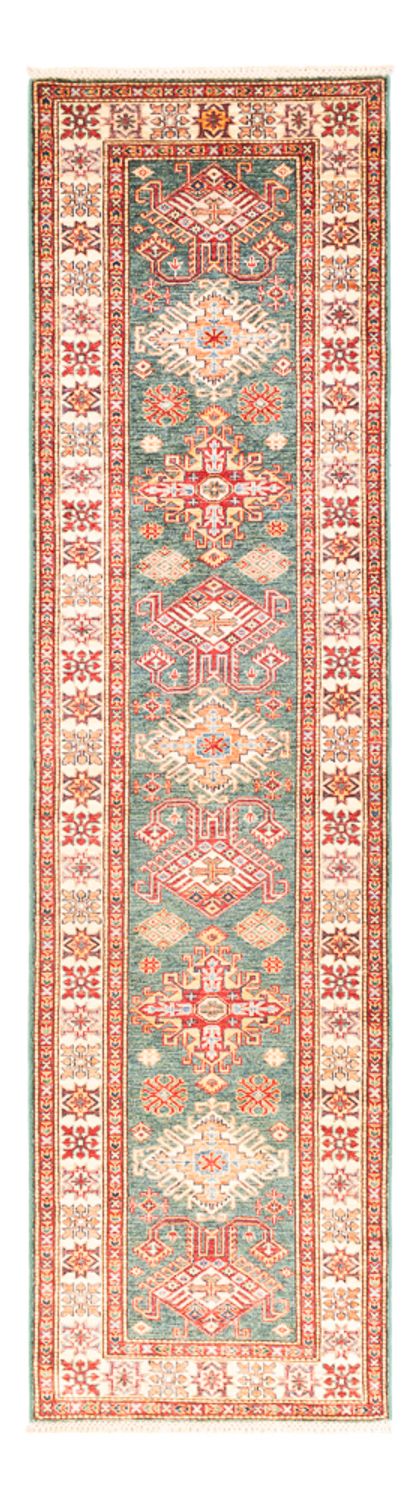 Tapis de couloir Tapis Ziegler - Kazak - 297 x 78 cm - vert