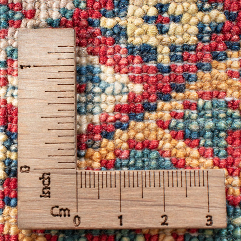 Tapis de couloir Tapis Ziegler - Kazak - 297 x 78 cm - vert