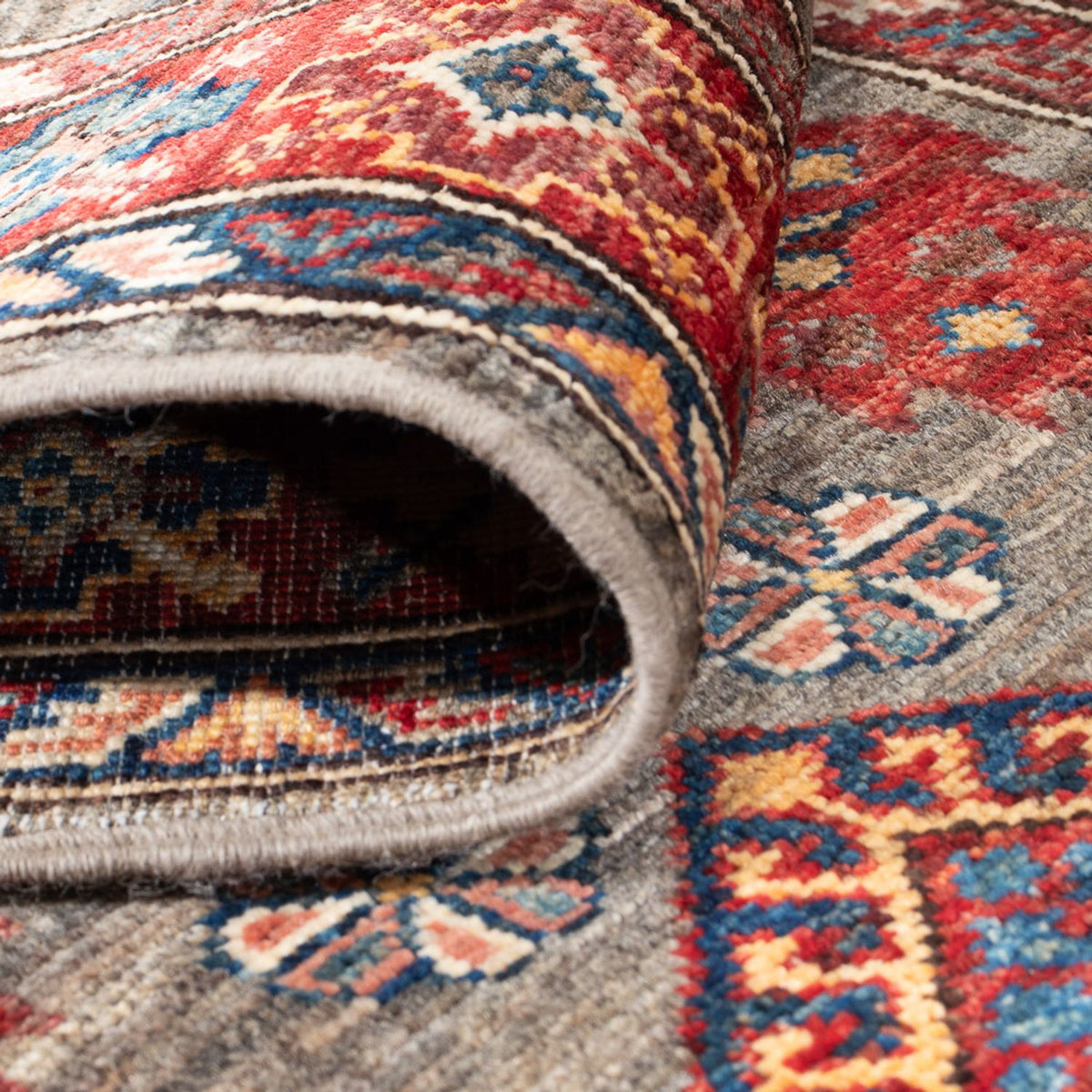 Tapis de couloir Tapis Ziegler - Kazak - 319 x 77 cm - multicolore