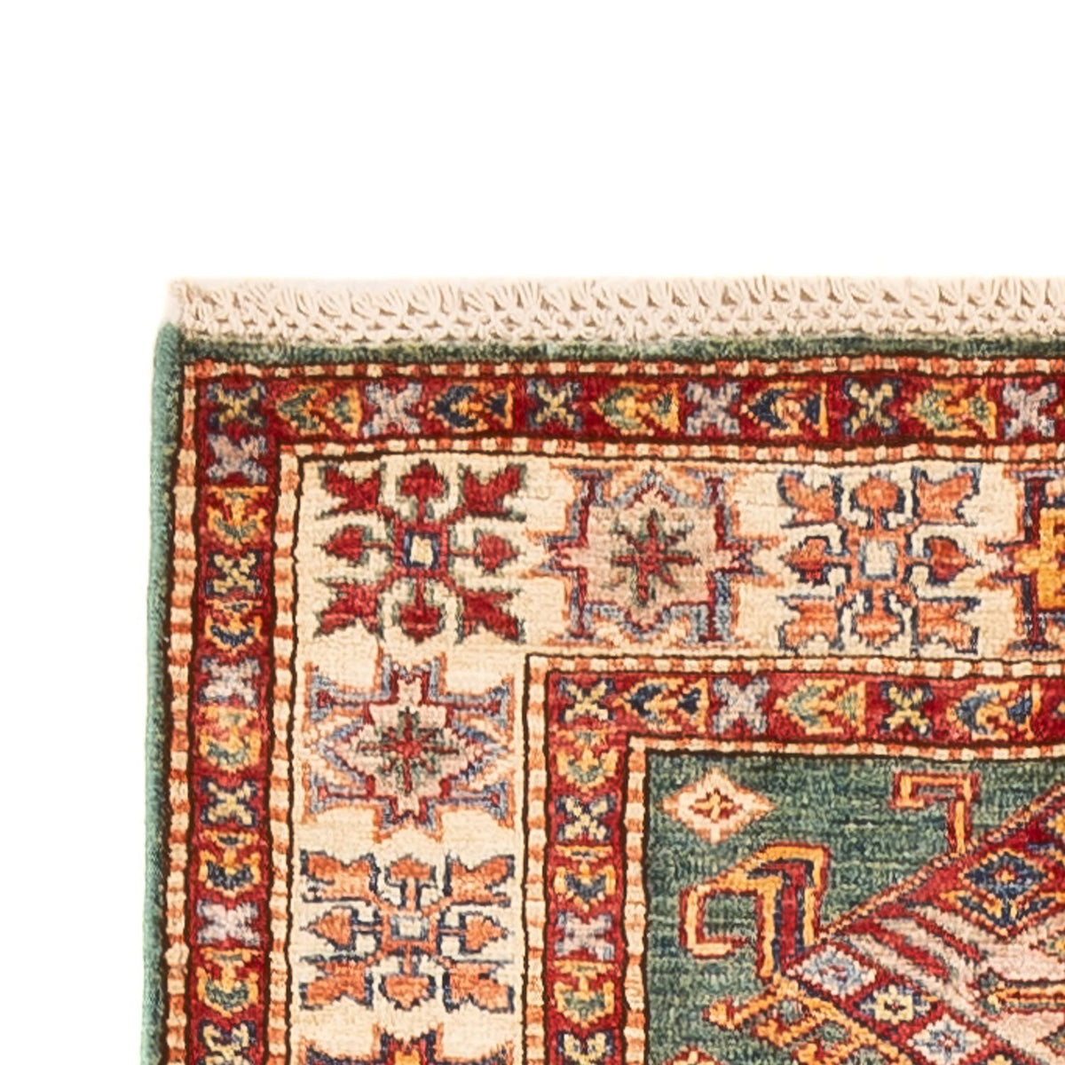 Tapis de couloir Tapis Ziegler - Kazak - 298 x 81 cm - vert