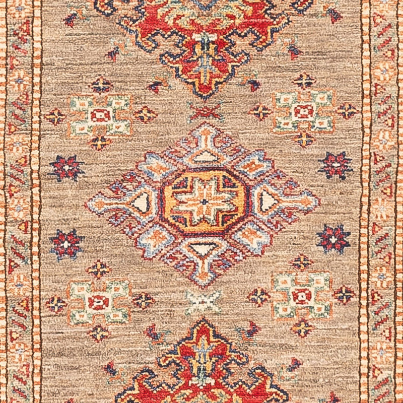 Tapis de couloir Tapis Ziegler - Kazak - 293 x 76 cm - beige foncé