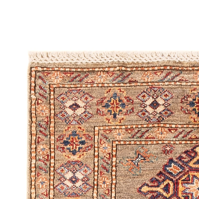 Tapis de couloir Tapis Ziegler - Kazak - 293 x 76 cm - beige foncé