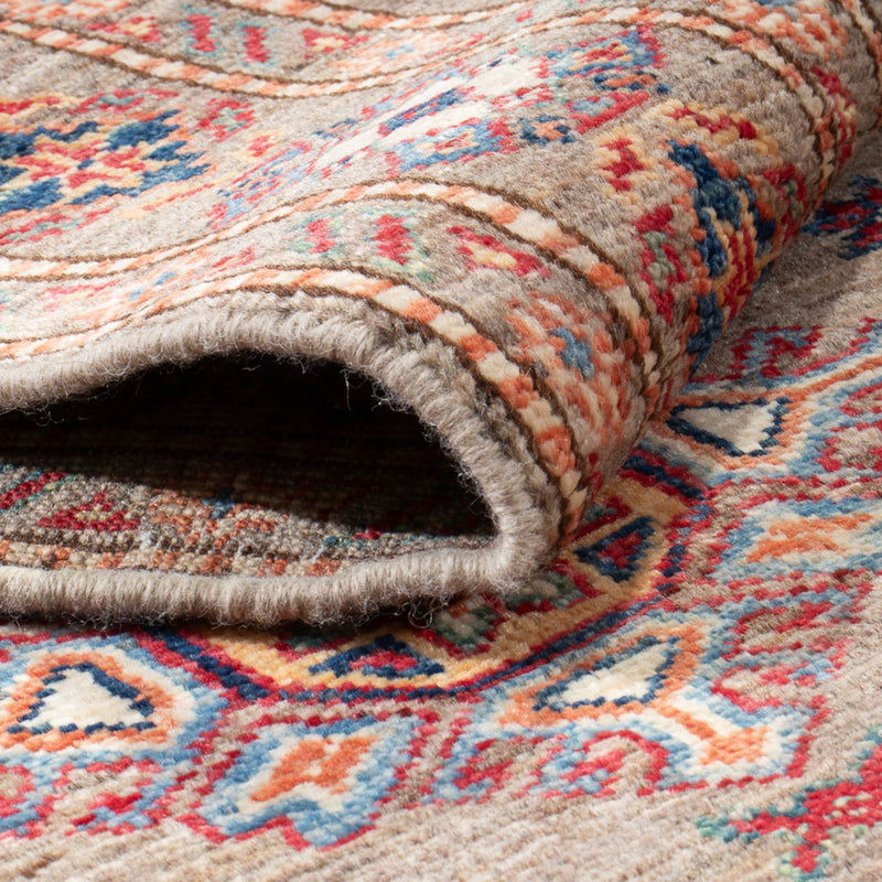 Tapis de couloir Tapis Ziegler - Kazak - 293 x 76 cm - beige foncé