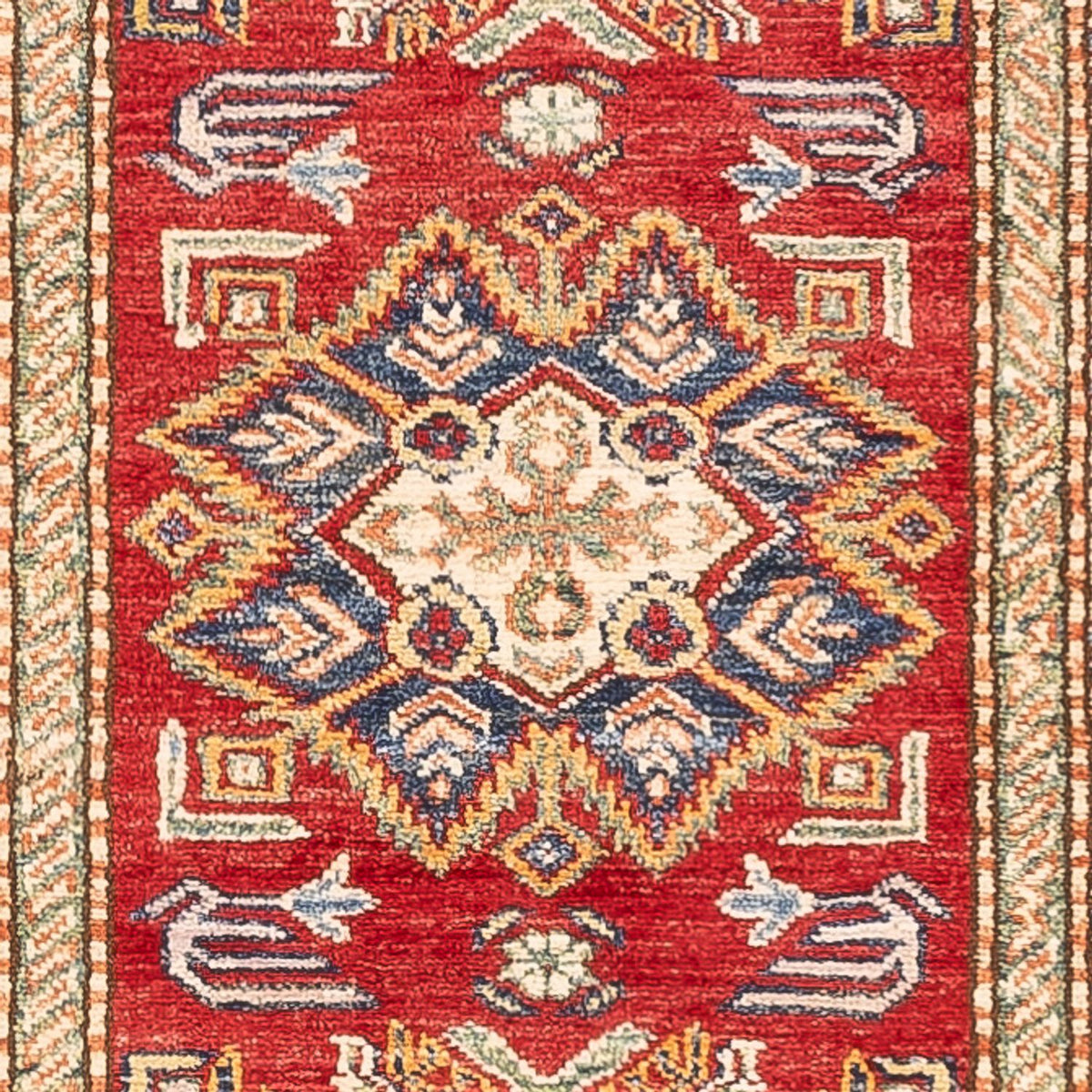 Tapis de couloir Tapis Ziegler - Kazak - 293 x 81 cm - rouge