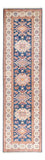 Tapis de couloir Tapis Ziegler - Kazak - 299 x 84 cm - bleu