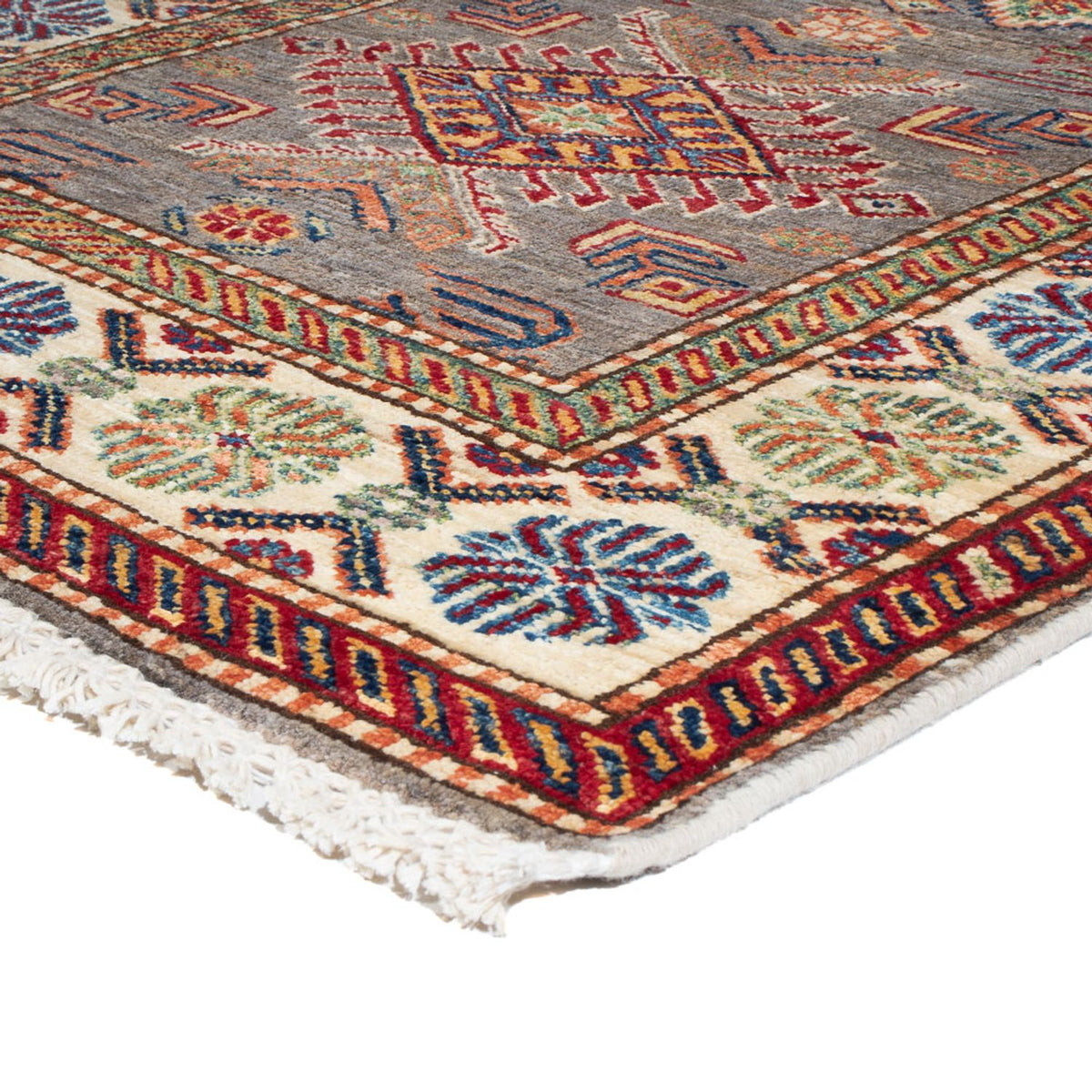 Tapis de couloir Tapis Ziegler - Kazak - 293 x 83 cm - beige foncé