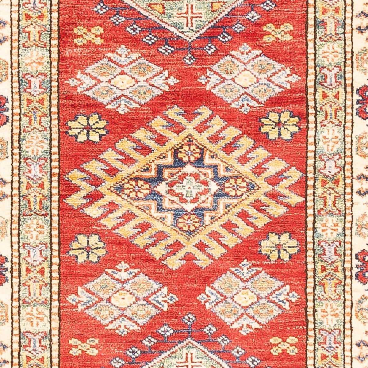 Tapis de couloir Tapis Ziegler - Kazak - 307 x 83 cm - rouge