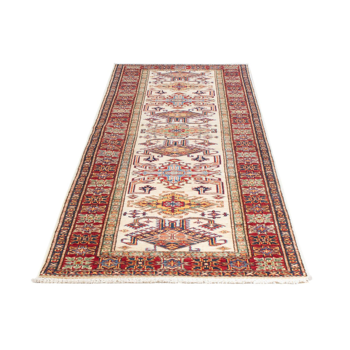Tapis de couloir Tapis Ziegler - Kazak - 293 x 79 cm - beige