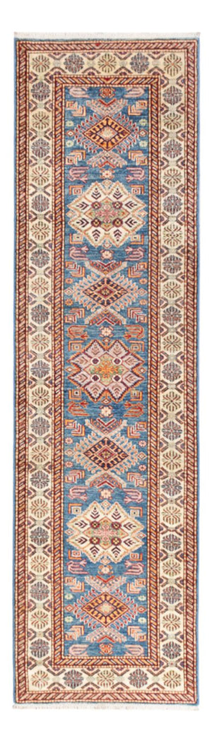 Tapis de couloir Tapis Ziegler - Kazak - 294 x 83 cm - bleu