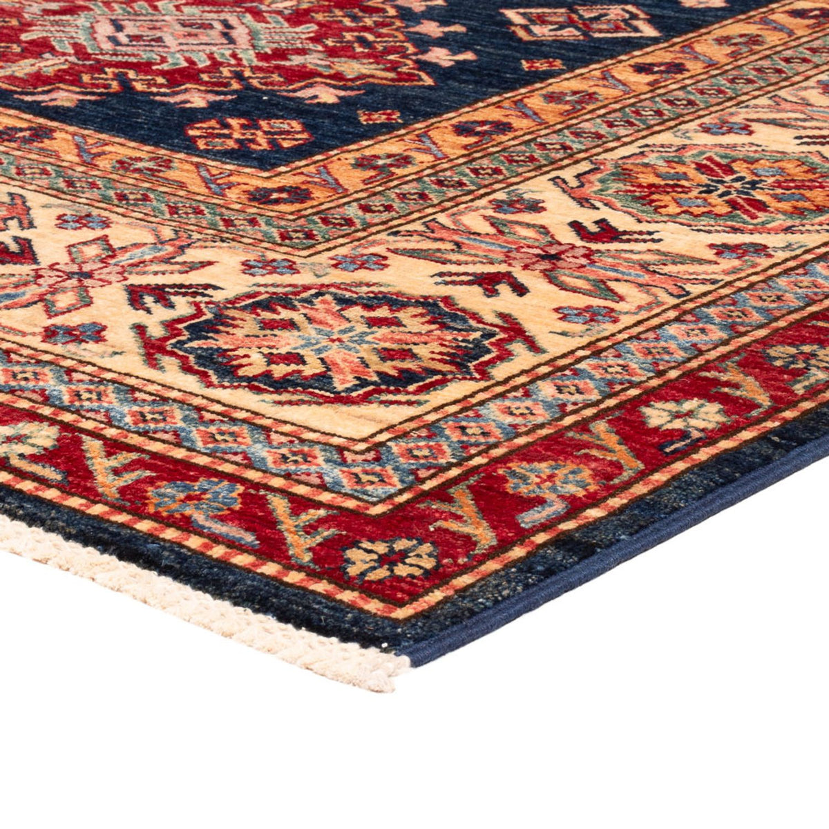 Tapis Ziegler - Kazak - 297 x 244 cm - bleu foncé