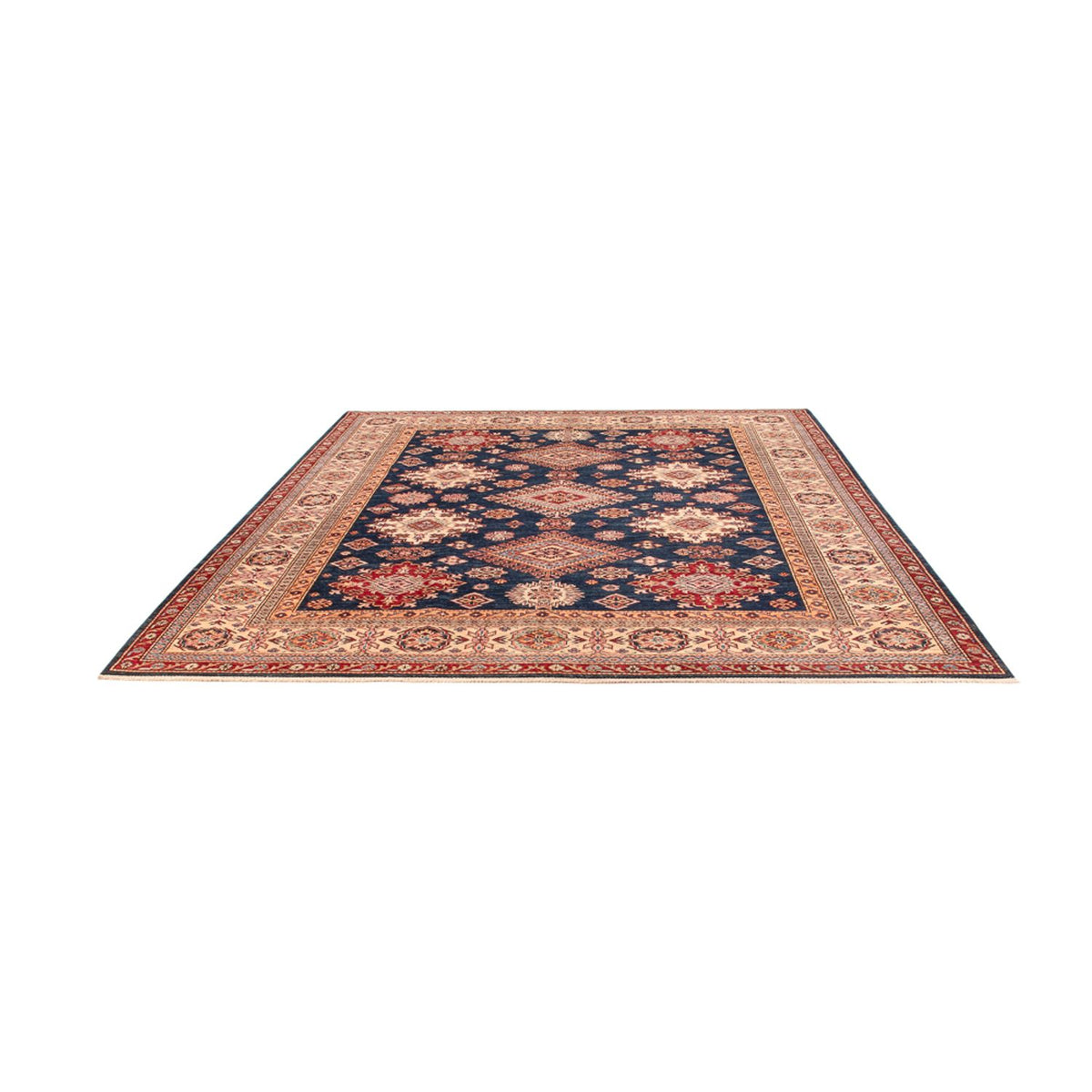 Tapis Ziegler - Kazak - 297 x 244 cm - bleu foncé
