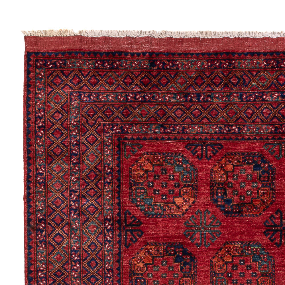 Tapis afghan - Kunduz - 306 x 255 cm - rouge