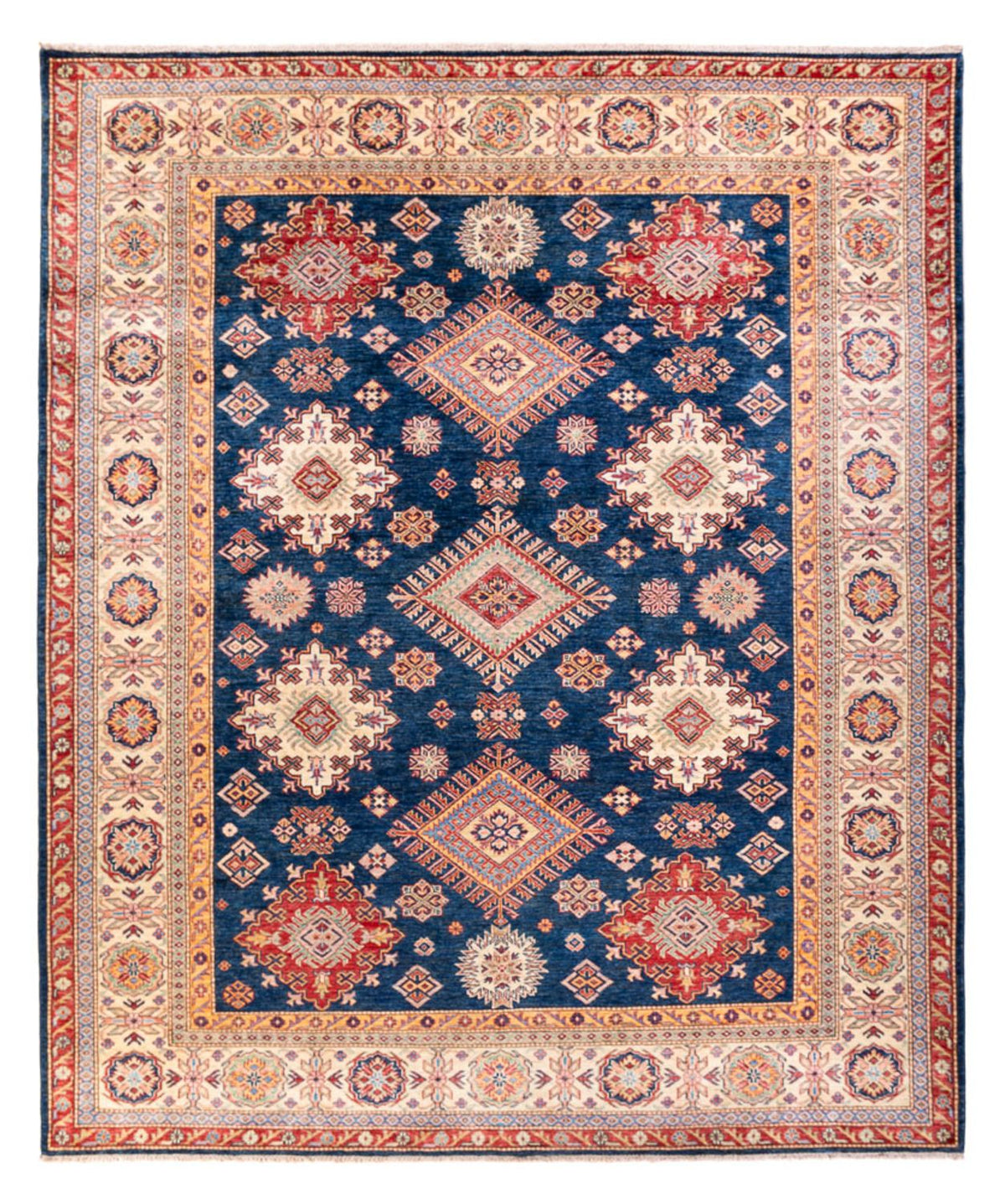 Tapis Ziegler - Kazak - 301 x 246 cm - bleu foncé