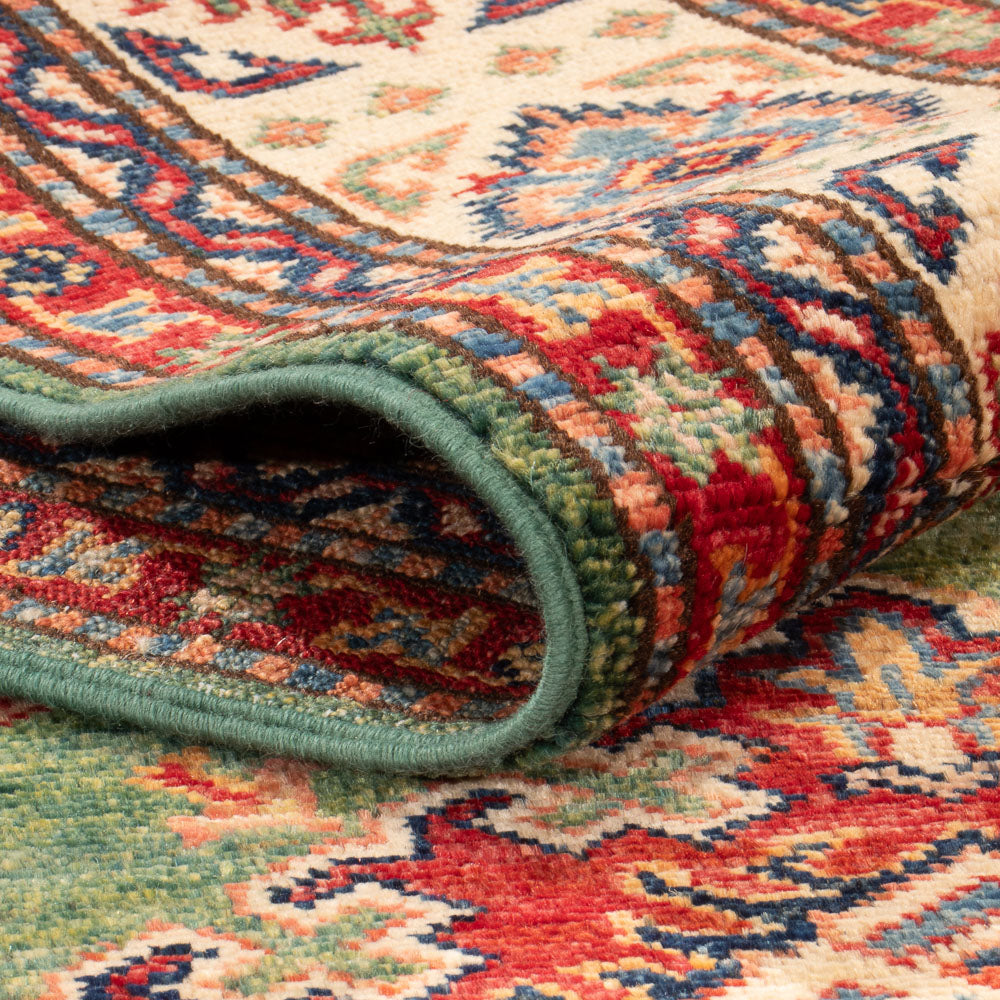 Tapis Ziegler - Kazak - 203 x 150 cm - vert clair