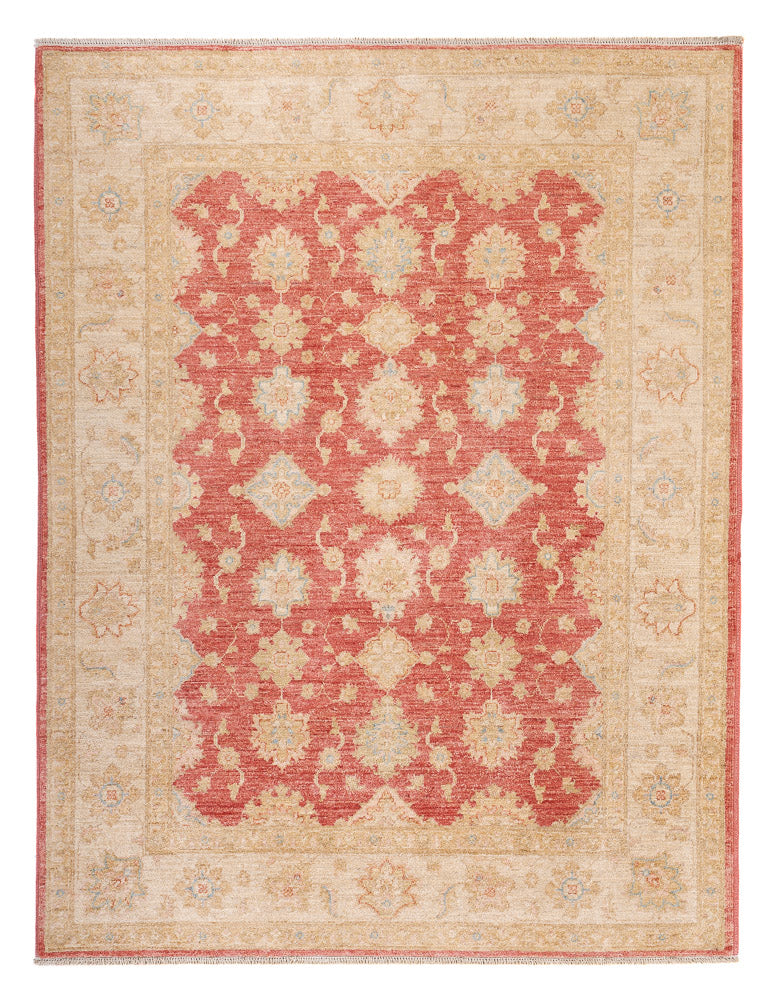 Tapis Ziegler - 201 x 153 cm - rouge clair