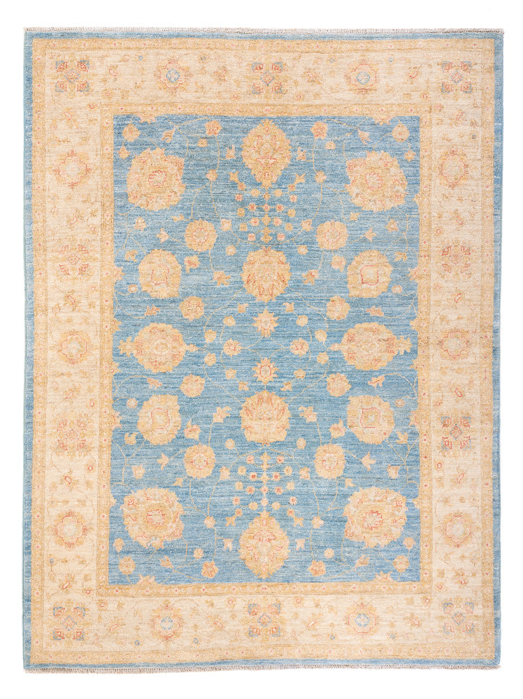 Tapis Ziegler - 202 x 148 cm - bleu
