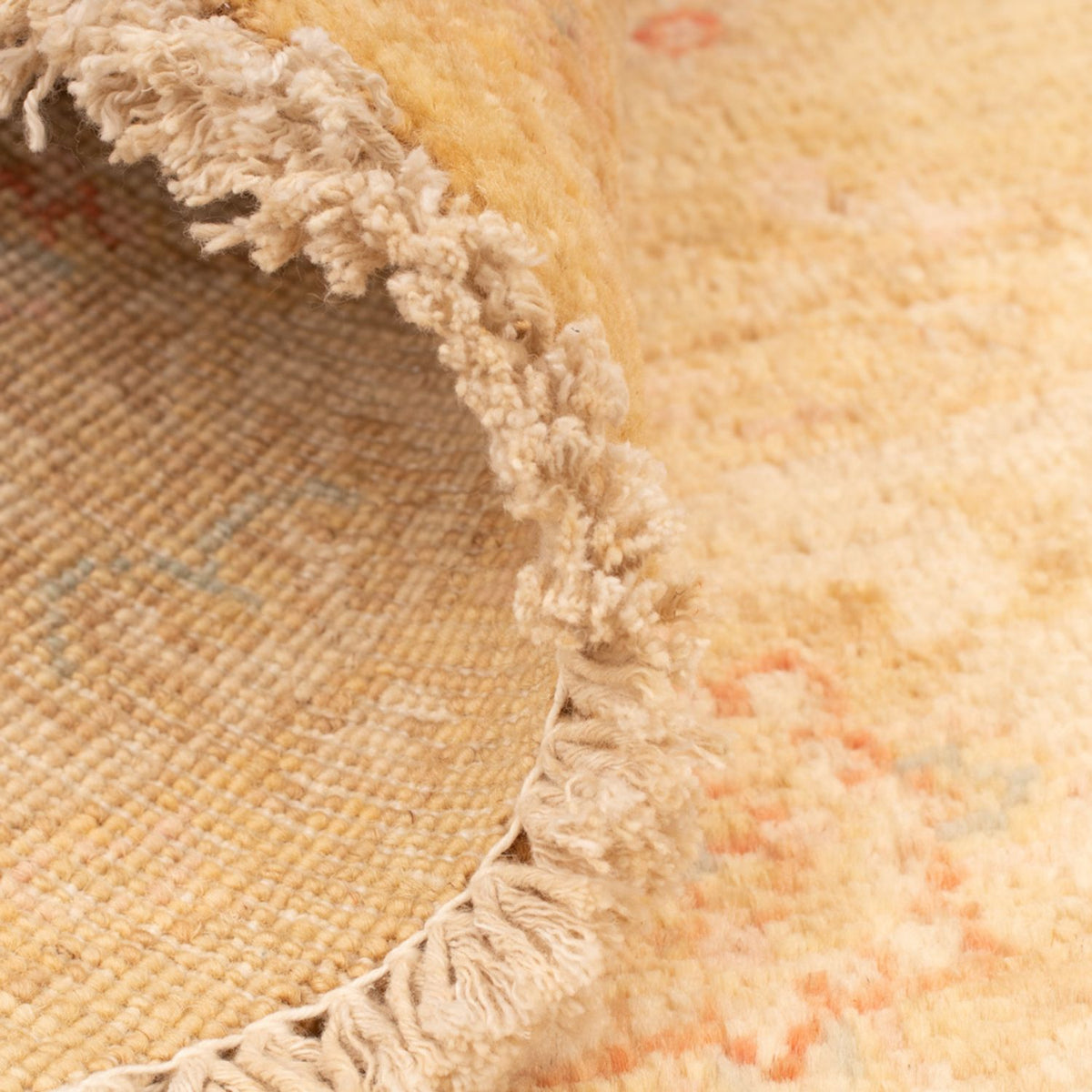Tapis Ziegler ronde  - 95 x 98 cm - beige