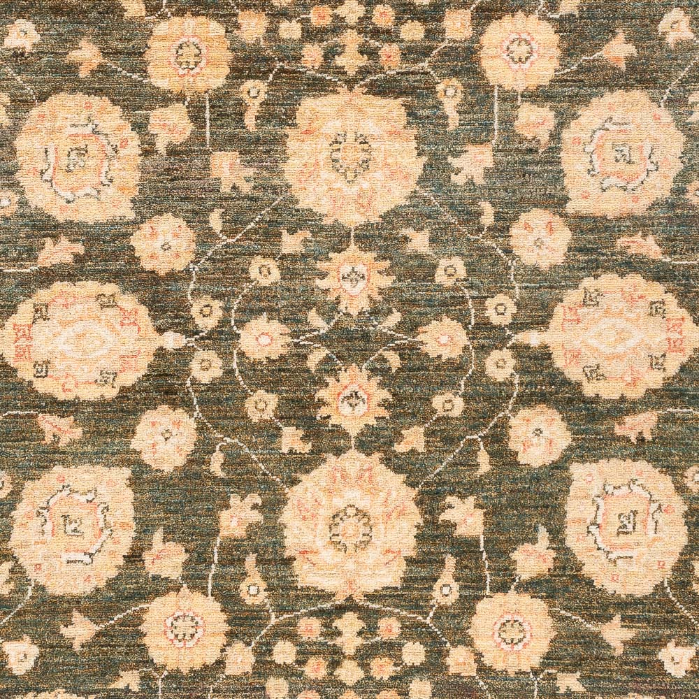 Tapis Ziegler - 198 x 154 cm - vert olive