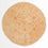 Tapis Ziegler ronde  - 99 x 98 cm - beige