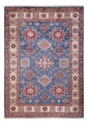 Tapis Ziegler - Kazak - 204 x 146 cm - bleu