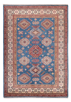 Tapis Ziegler - Kazak - 210 x 147 cm - bleu